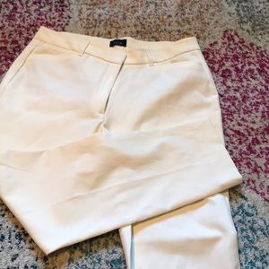 The slim ankle white house blk market pant —off white size 12